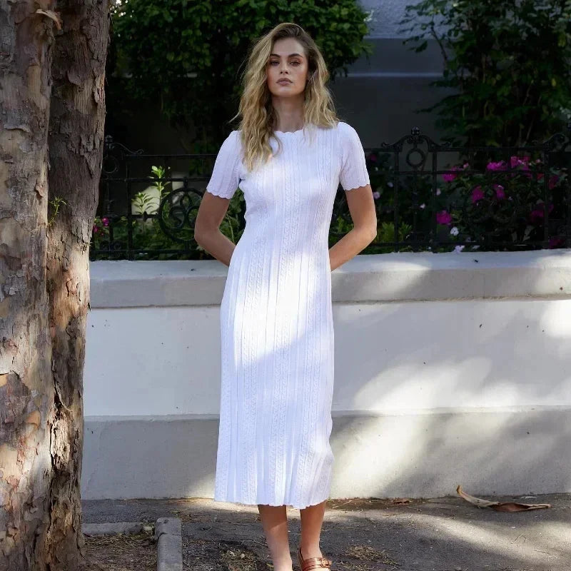 שמלת מידי סרוגה - טולה