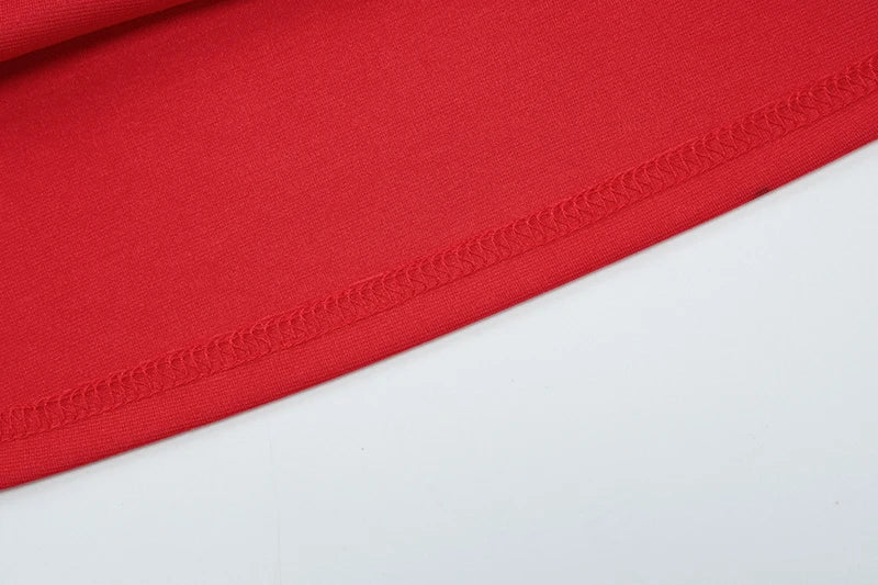 שמלת מיני בגזרת A כתפיים חשופות כתפיות סאטן - Natalia