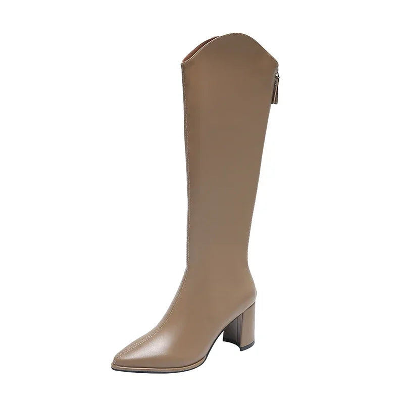High leatherette boots - WIN