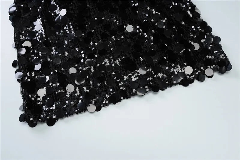 שמלת מיני סטרפלס פייטים - Allison