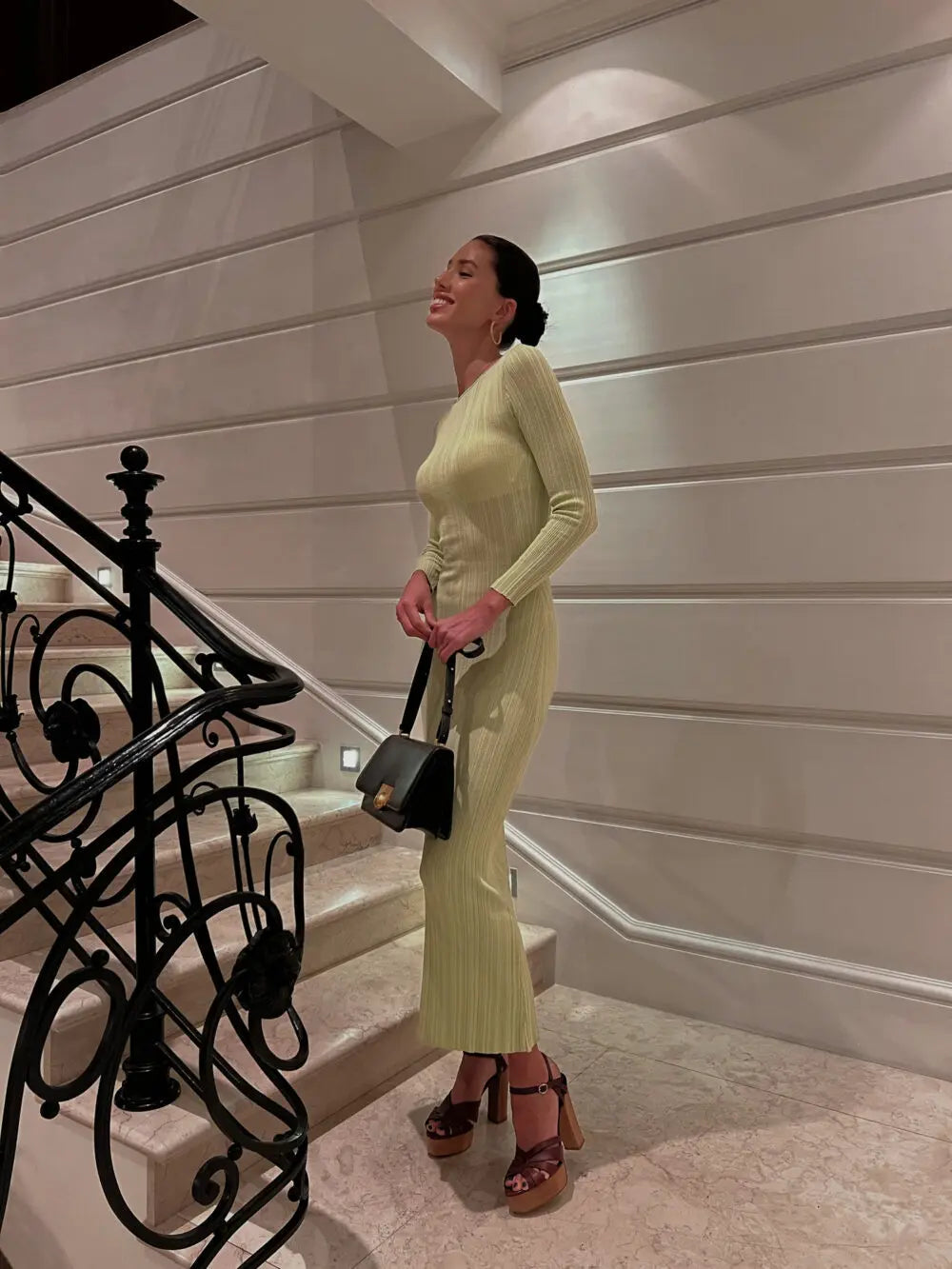 שמלת מקסי סרוגה - Felicity