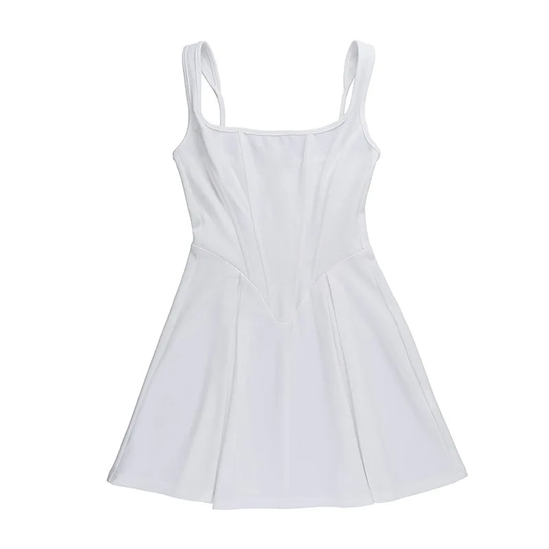 שמלת מיני בגזרת A בעיצוב מחוך - קטיה