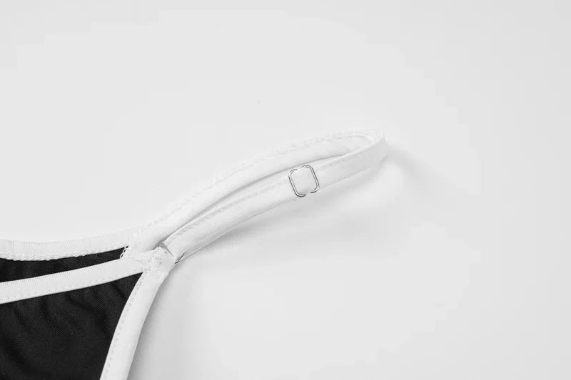 שמלת מידי בעיטור קשירה בחזה - DANA