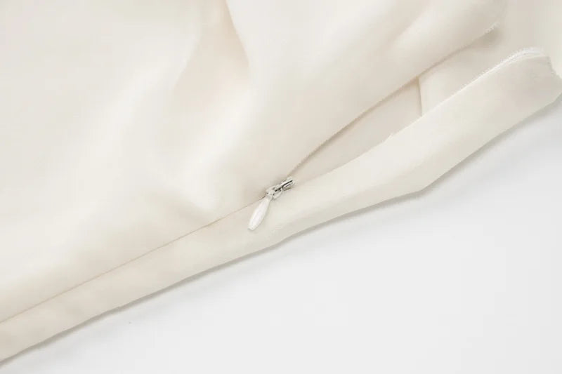 שמלת מיני אסימטרית חצאית שיפון - אורין