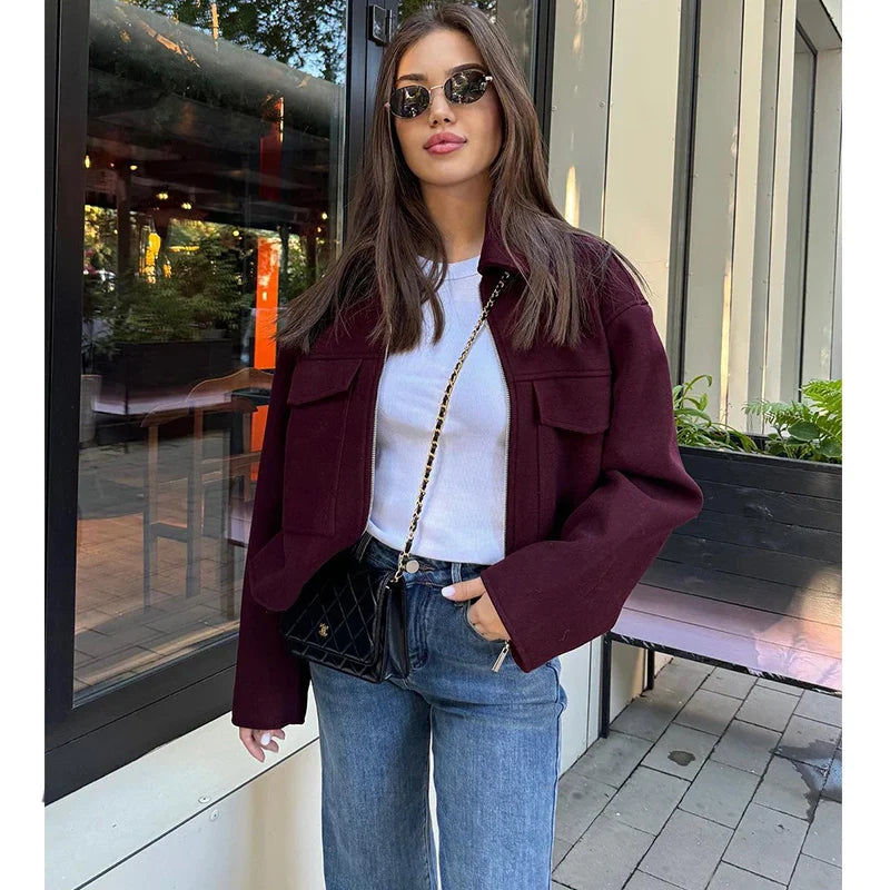 ג'קט צמר בעיצוב מחויט - קאנדי