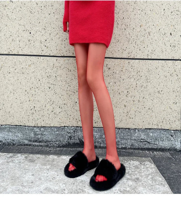 Opaque / sheer tights in a variety of colors