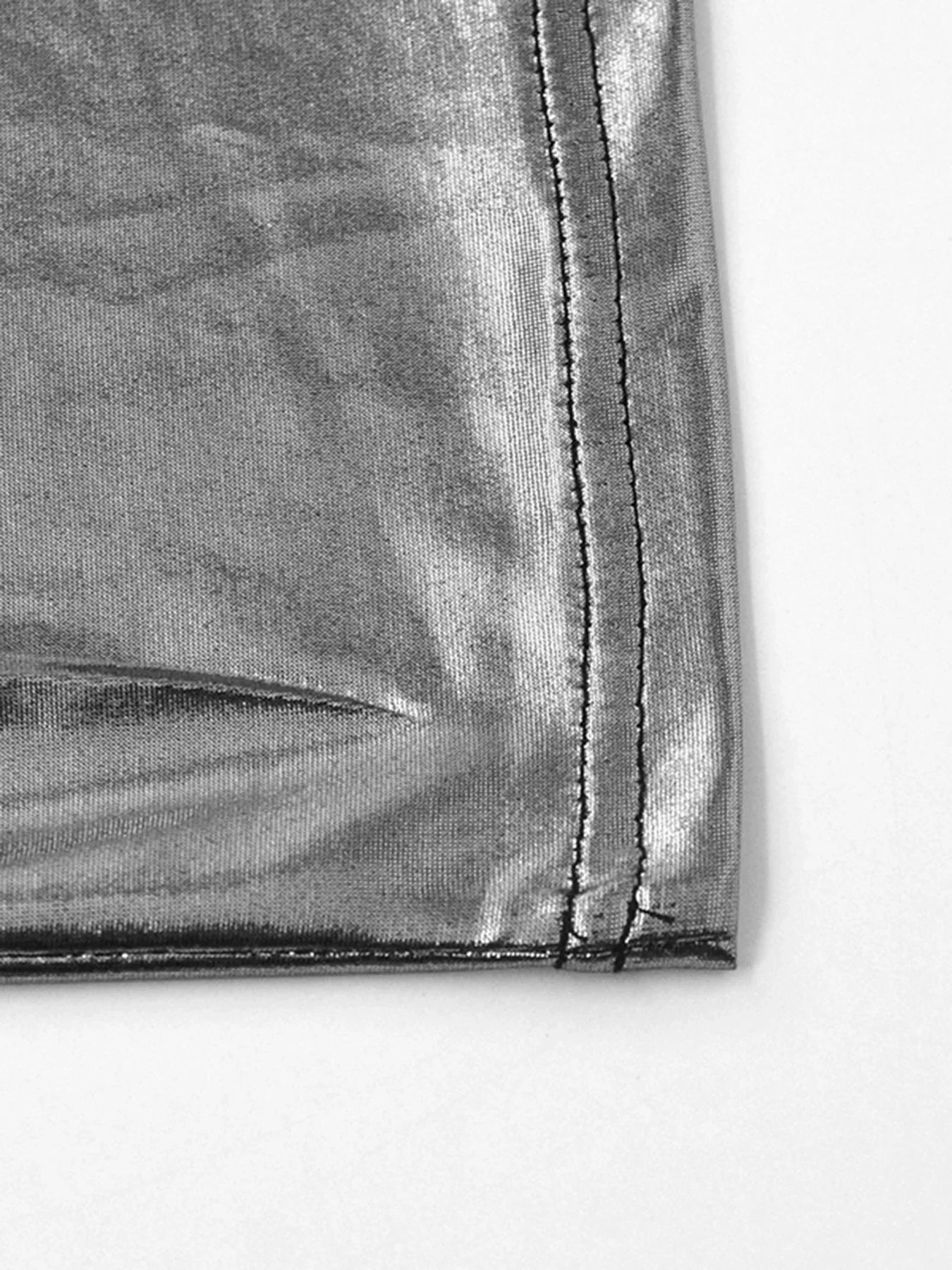 שמלת מקסי גב פתוח סטייל מטאלי - ALEXA