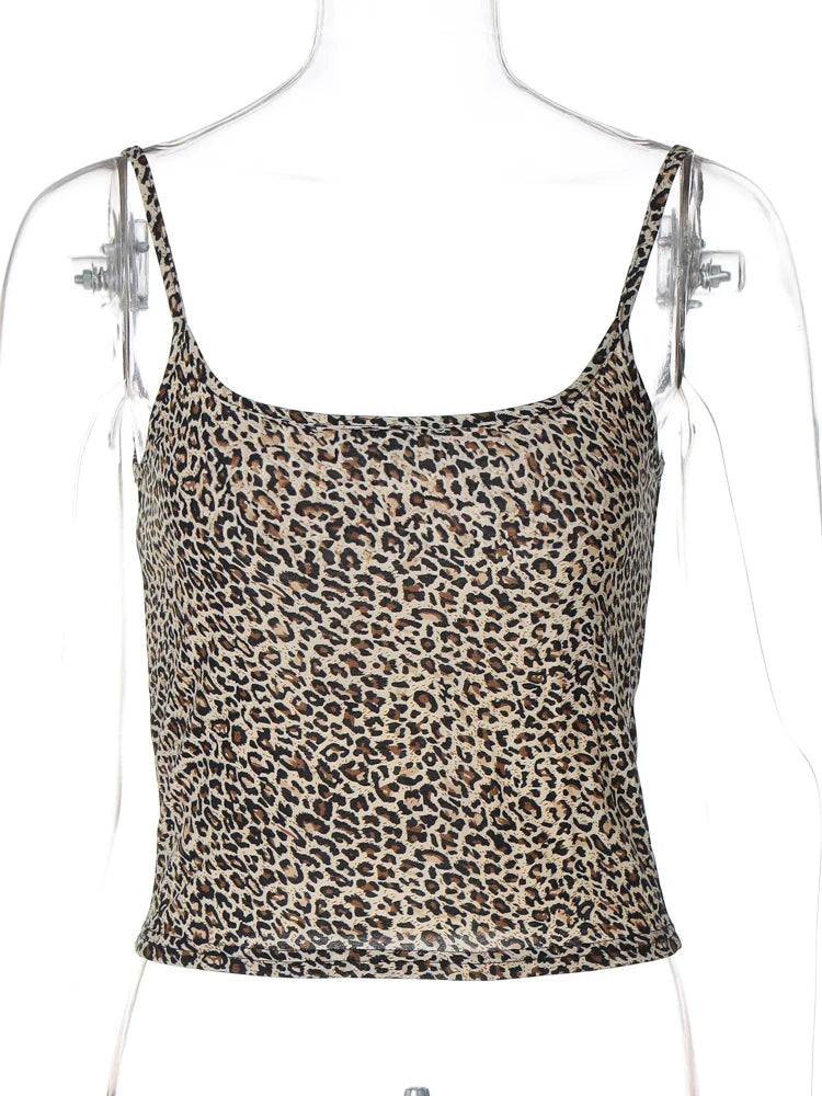 גופייה מנומרת צמודה - TAY