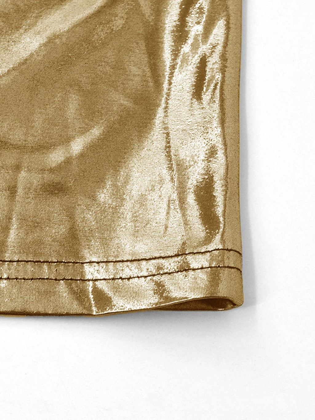 שמלת מקסי גב פתוח סטייל מטאלי - ALEXA