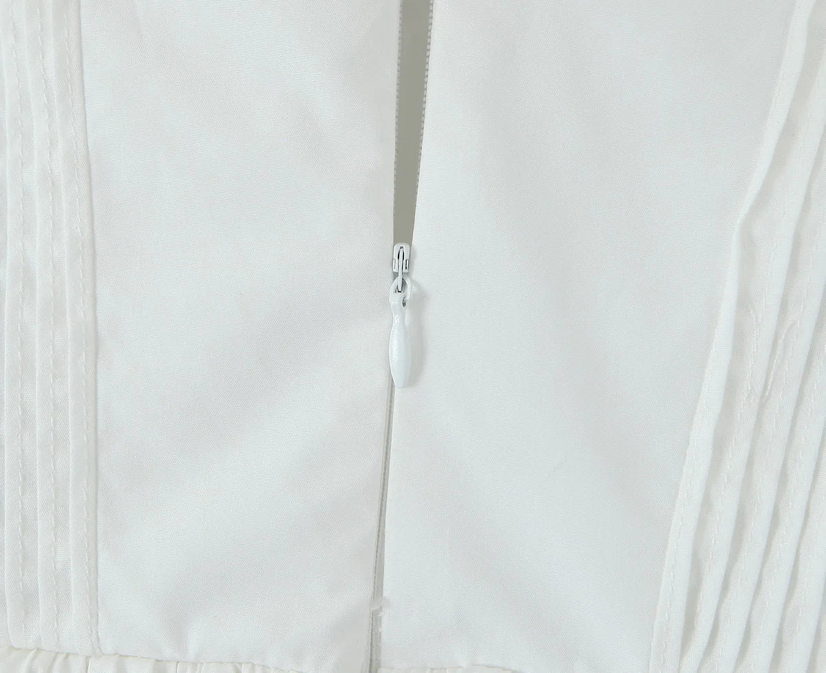 שמלת מיני סטרפלס בגזרת A - Ayra