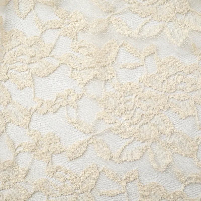 שמלת מיני סטרפלס מלמלה תחרה בעיצוב מדורג - מיה לי