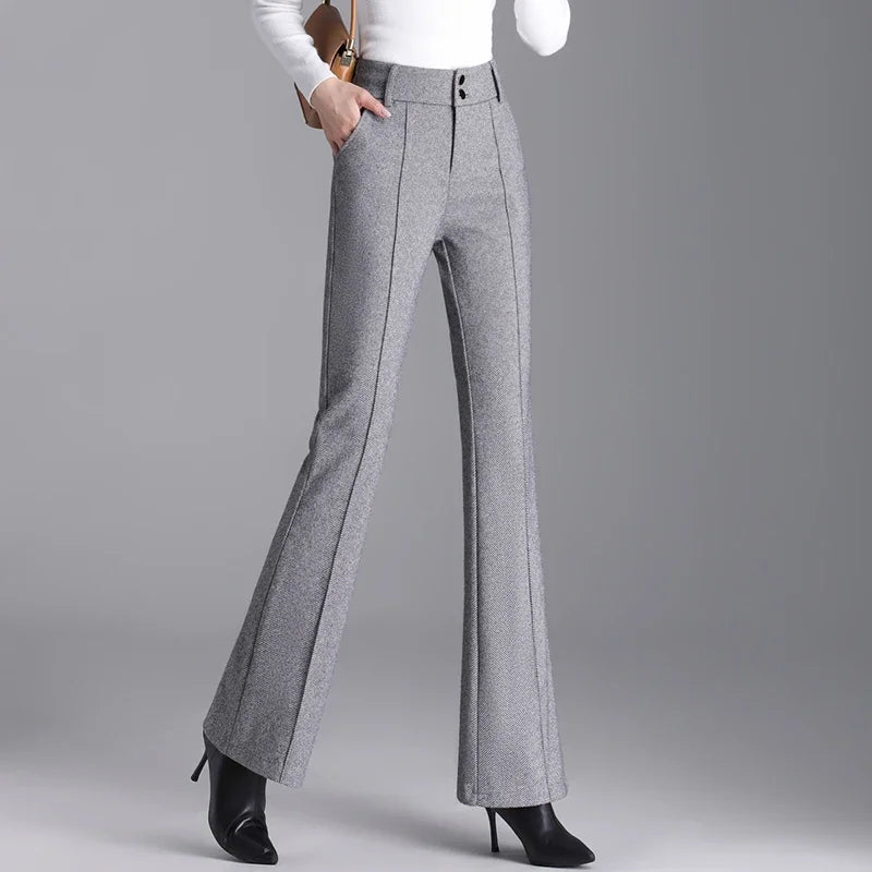 Tailored pedal-cut pants