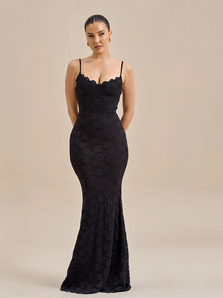 שמלת מקסי תחרה - מילאן