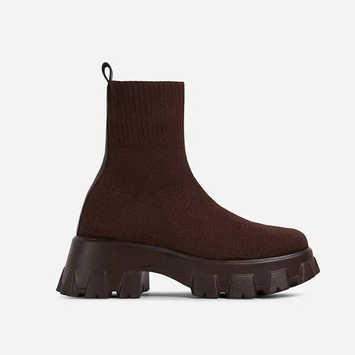 Platform sock boots - Corey