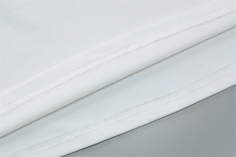 שמלת מקסי סטרפלס בסגנון חתוך בעיטור אבזם - טאי