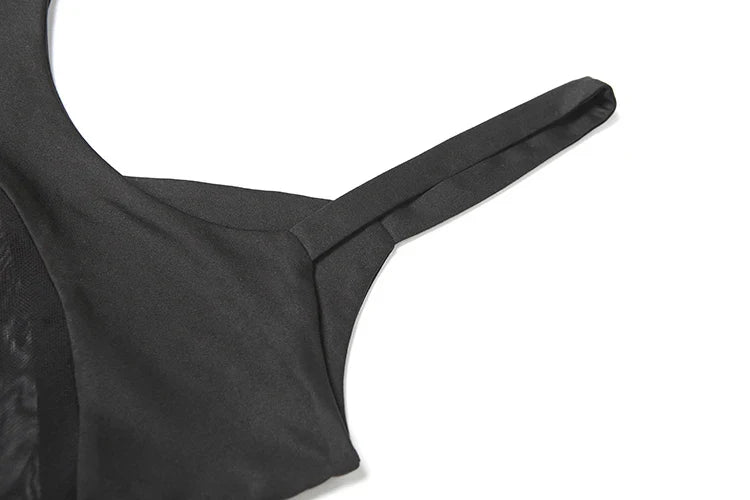 שמלת מקסי אלגנטית בעיטור רשת - Zhuri