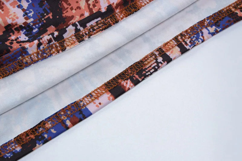 שמלת מקסי פתחים בהדפס טאי דאי - וונדה