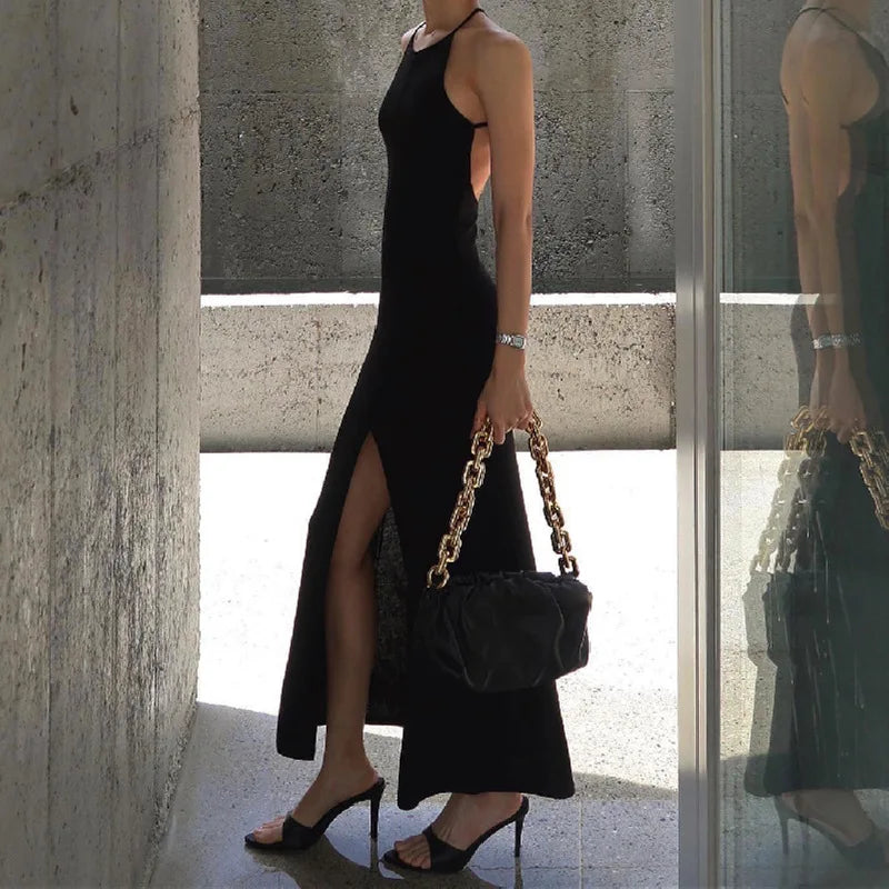 שמלת מקסי שסע עמוק - אירנה