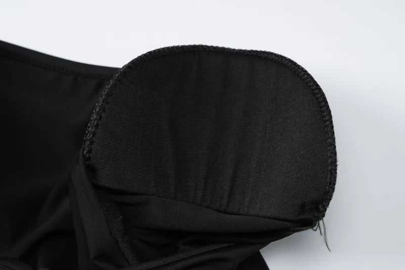 שמלת מידי אלגנטית בעיטור פרח ופתח - חוליה