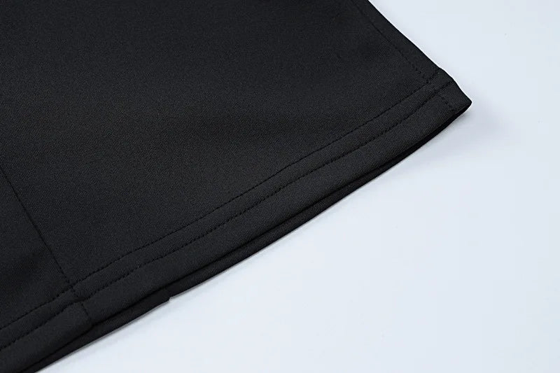 שמלת מיני סטרפלס קלאסית בגזרת שעון חול - מירן