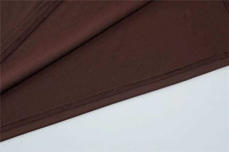 שמלת מקסי בעיצוב אסימטרי בעיטור שסע פתחים ואבזם - קורל