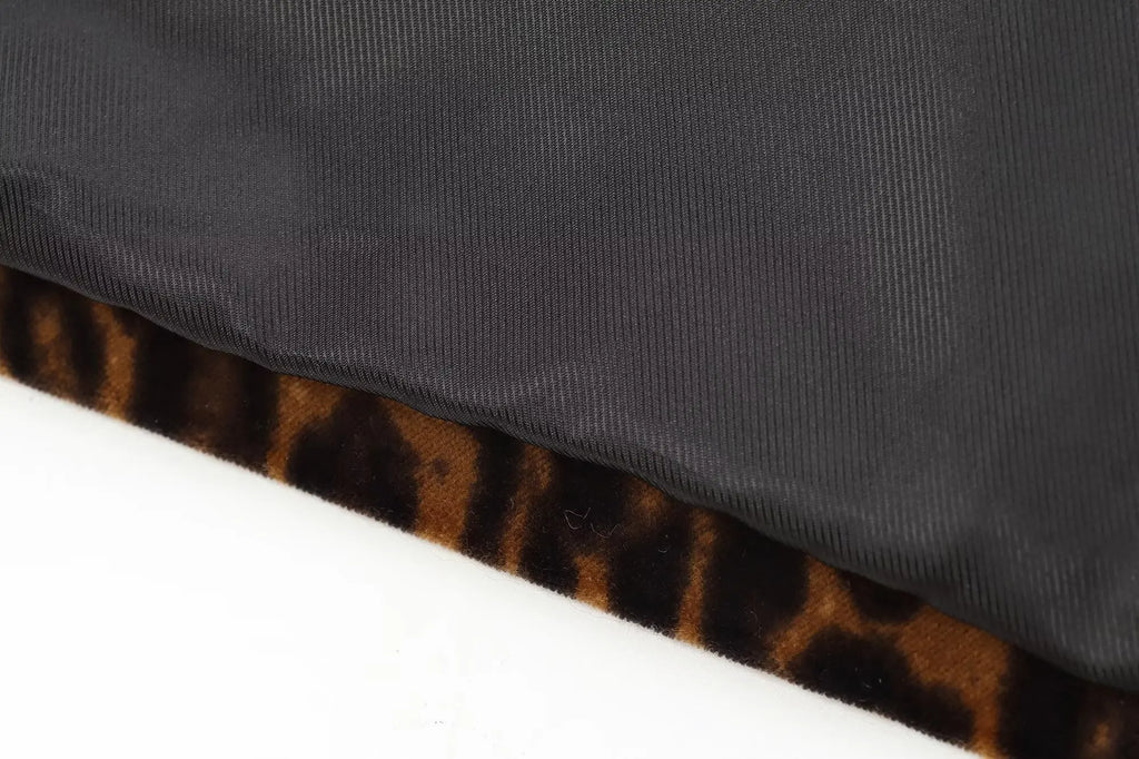 חליפת שני חלקים מחויטת מנומרת חצאית מיני ובלייזר - TAY