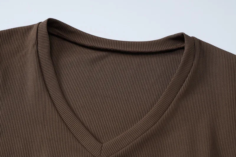 שמלת מקסי סרוגה במראה אלגנט - טולה