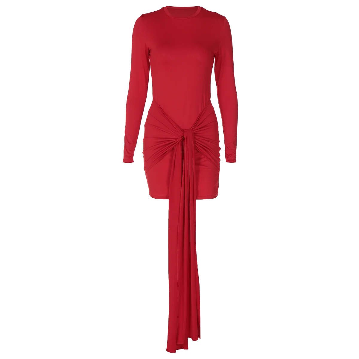 שמלת מיני בעיצוב קשירה ושובלים - אורנה