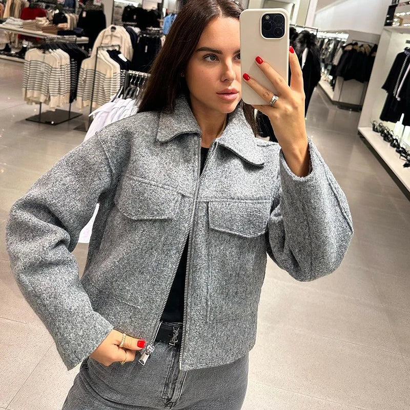 ג'קט צמר בעיצוב מחויט - קאנדי