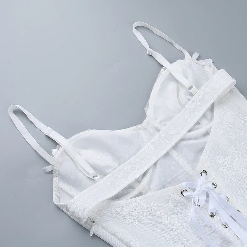 שמלת מיני תחרה - קוני