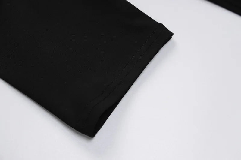 סט שני חלקים אלגנטי חולצת קרופ וחצאית מקסי בעיצוב שסע - Yasmin