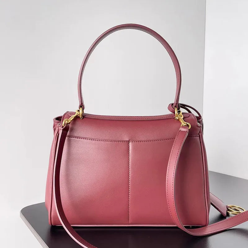 Luxury handmade leather bag - cowhide leather