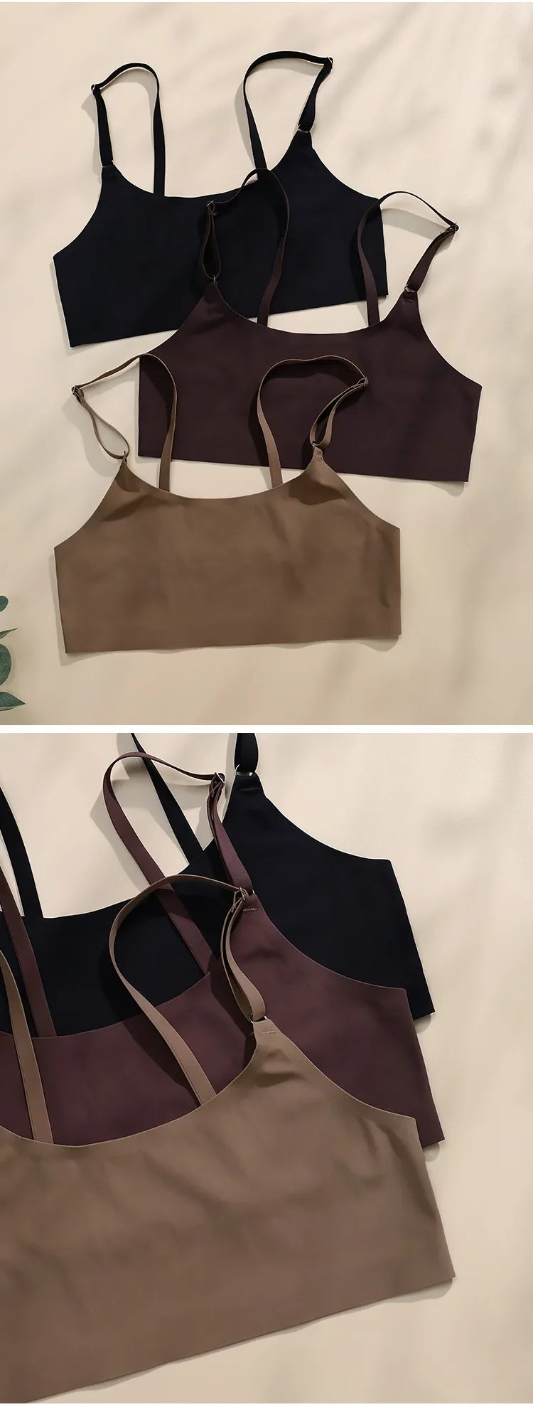 סט הלבשה תחתונה ללא תפר גוזייה ותחתון חוטיני  -  Norah