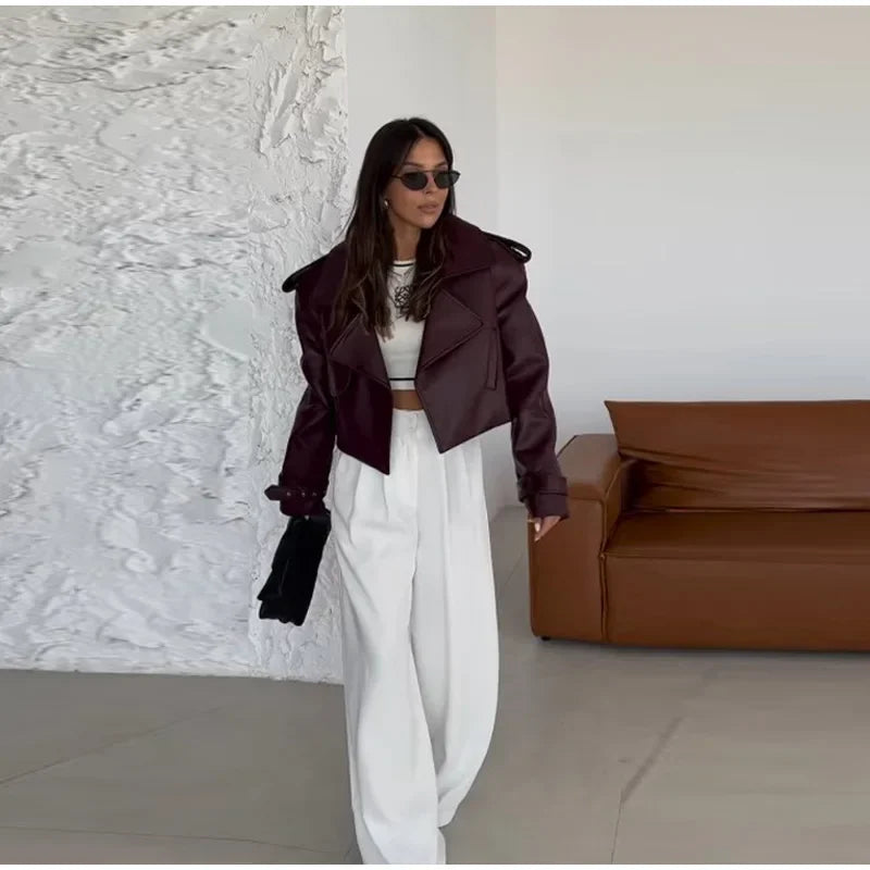 ג'קט עור קצר - מוריס