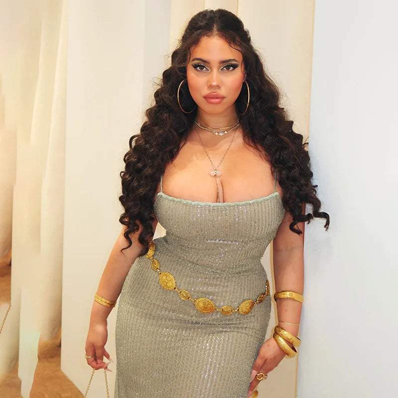 שמלת מקסי פייטים - מריסה