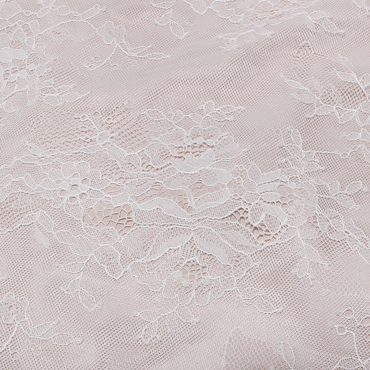 שמלת מקסי אלגנטית תחרה בשילוב עליונית שרוולי תחרה - איליה