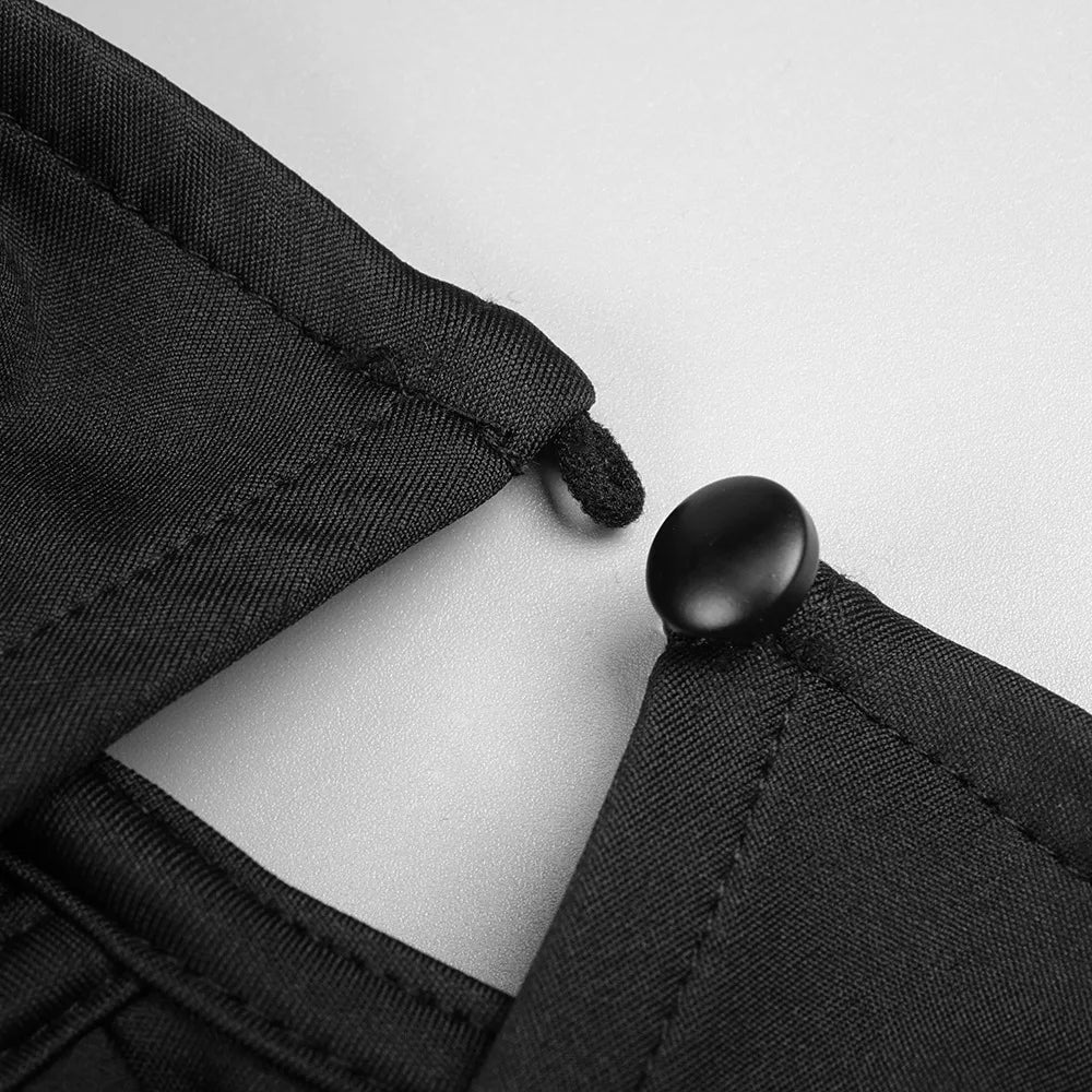 Maxi dress with a slit design and a mesh bodice with a diamond buckle - AMOR