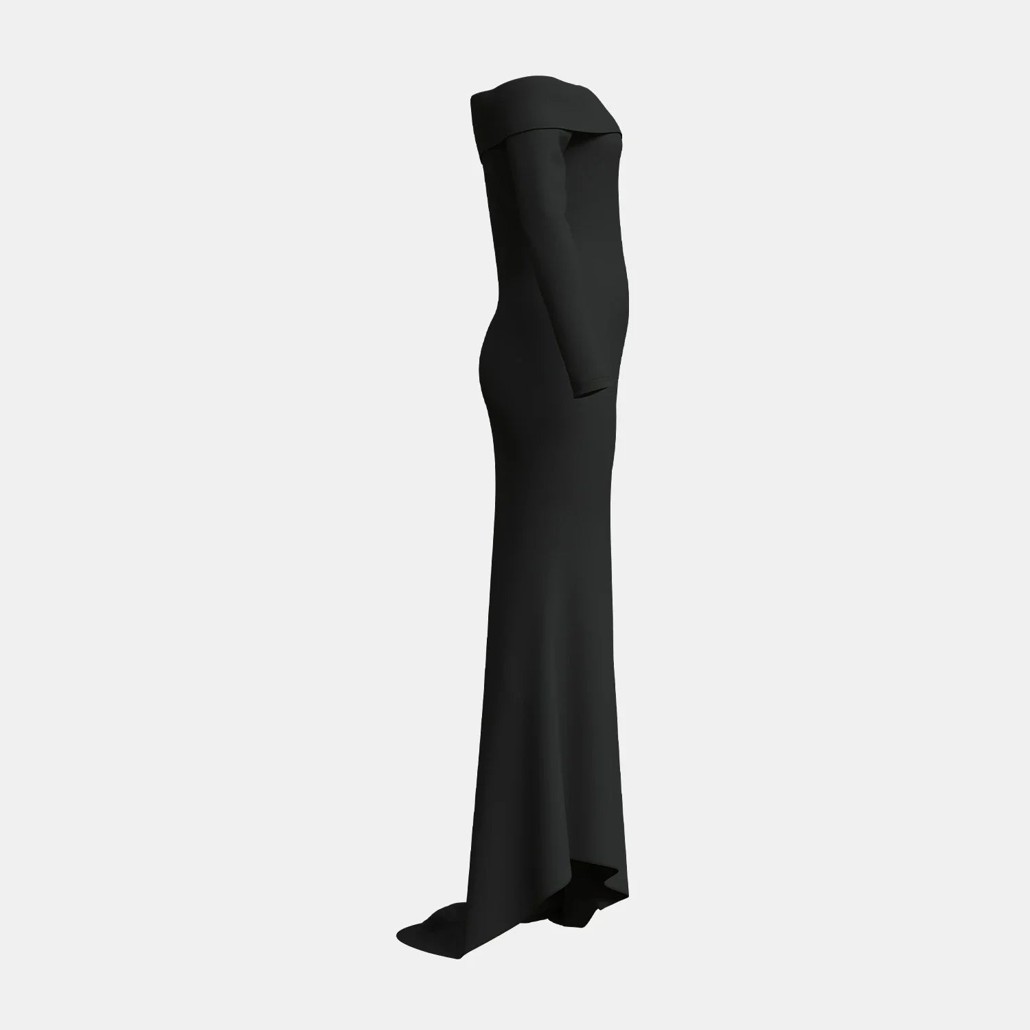 שמלת מקסי אלגנטית בעיצוב כתפיים חשופות - Ariel