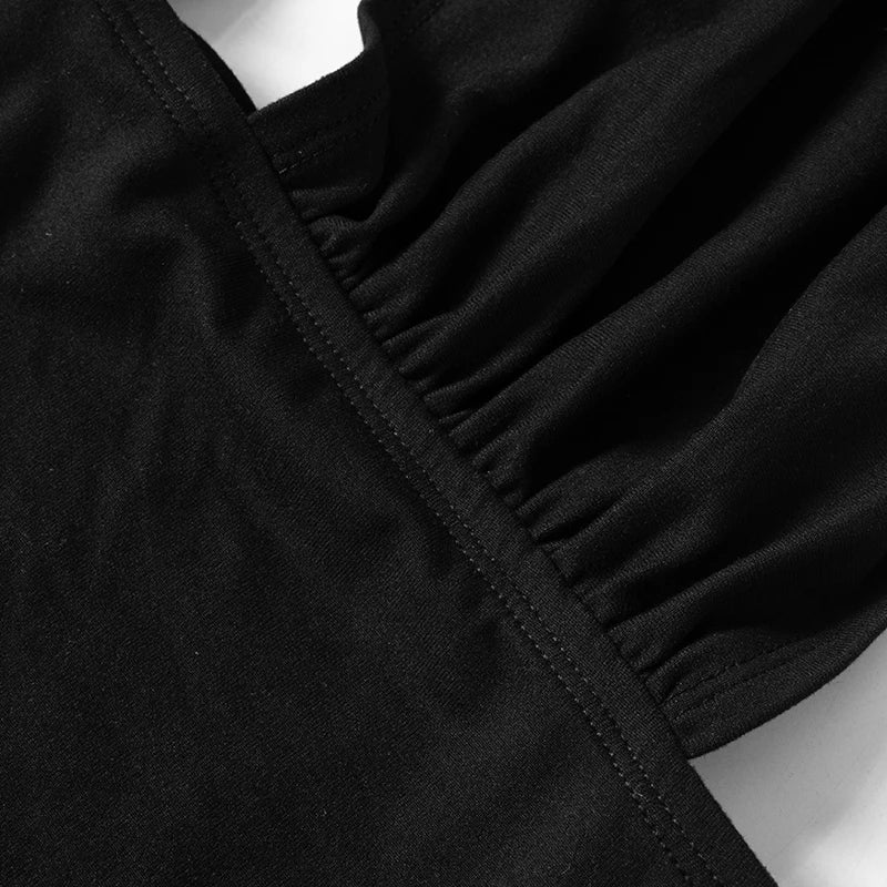 שמלת מקסי סטרפלס בעיצוב צעיף תואם - לאור