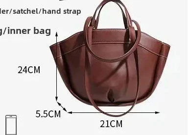 Faux leather bag with unique design