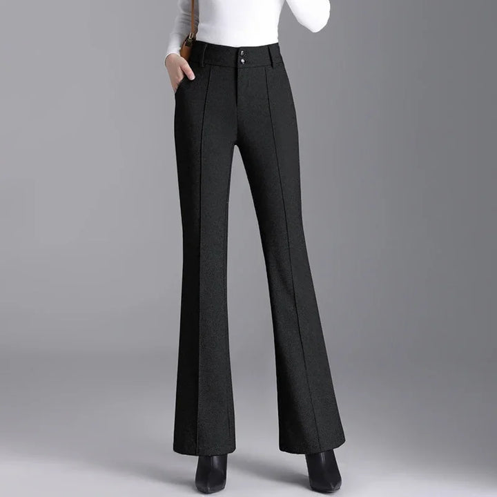 Tailored pedal-cut pants
