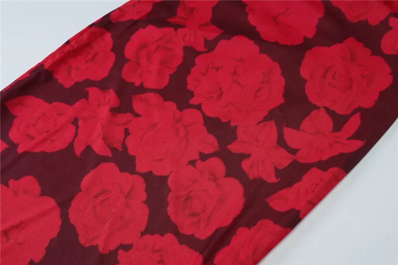 שמלת מקסי פרחונית - אביבית