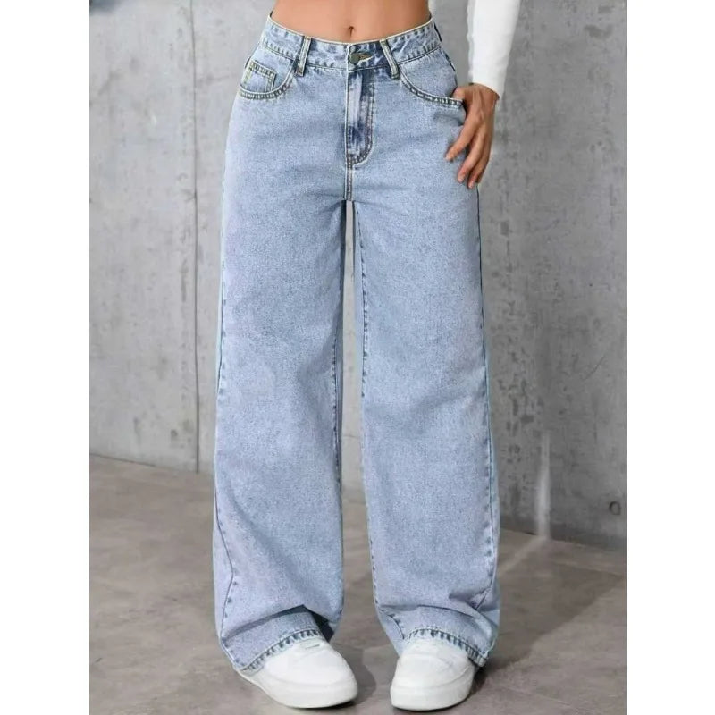 Light blue LOOSE jeans