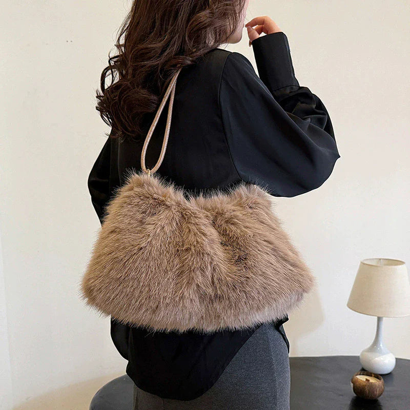 Fur design bag