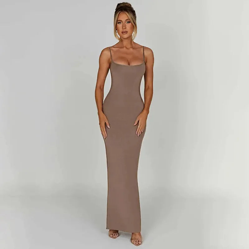 שמלת מקסי צמודה - אניטה