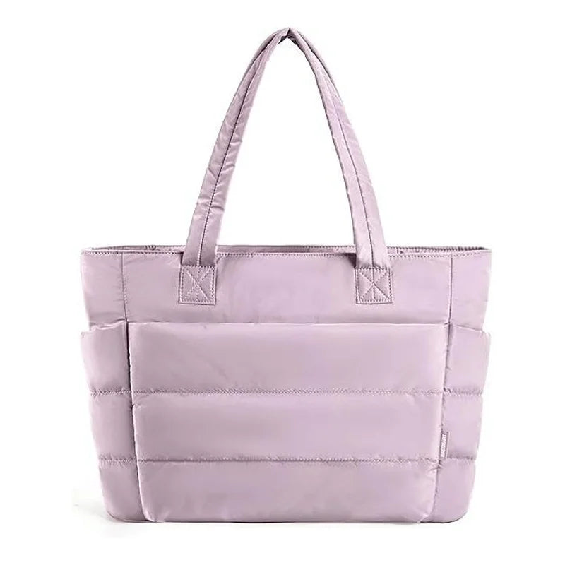 Padded carrying bag with large storage compartment