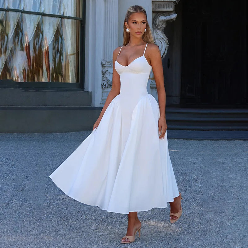 שמלת מידי בעיצוב קלאסי בגזרת A - מרטה