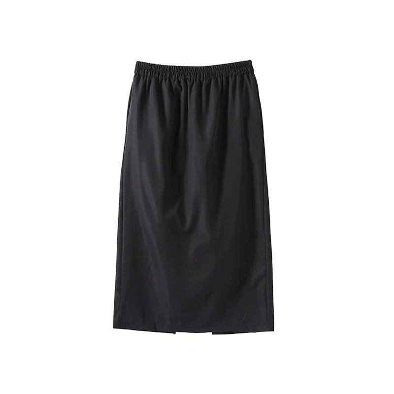 סט שני חלקים אלגנטי חצאית מידי ובלייזר בעיצוב מחויט ויוקרתי - PAS