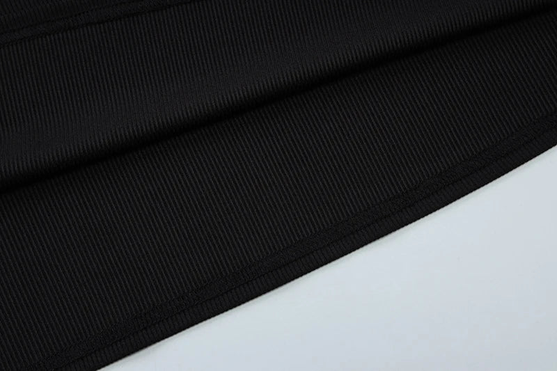 שמלת מקסי קולר סרוגה בעיטור פרח גב פתוח - Amalia