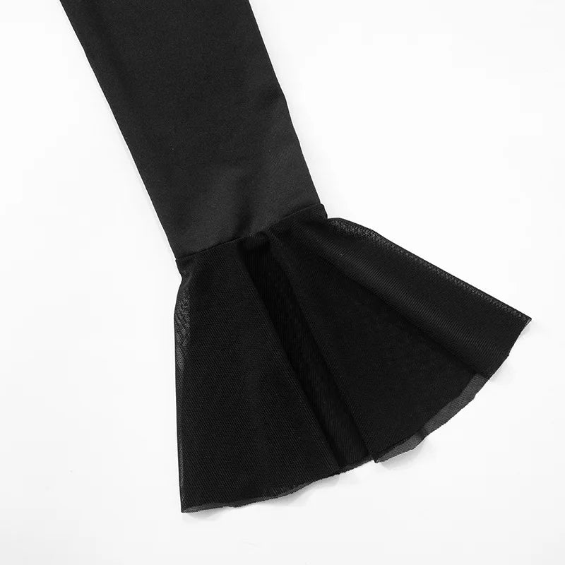 שמלת מיני בעיטור מלמלה - ALINA